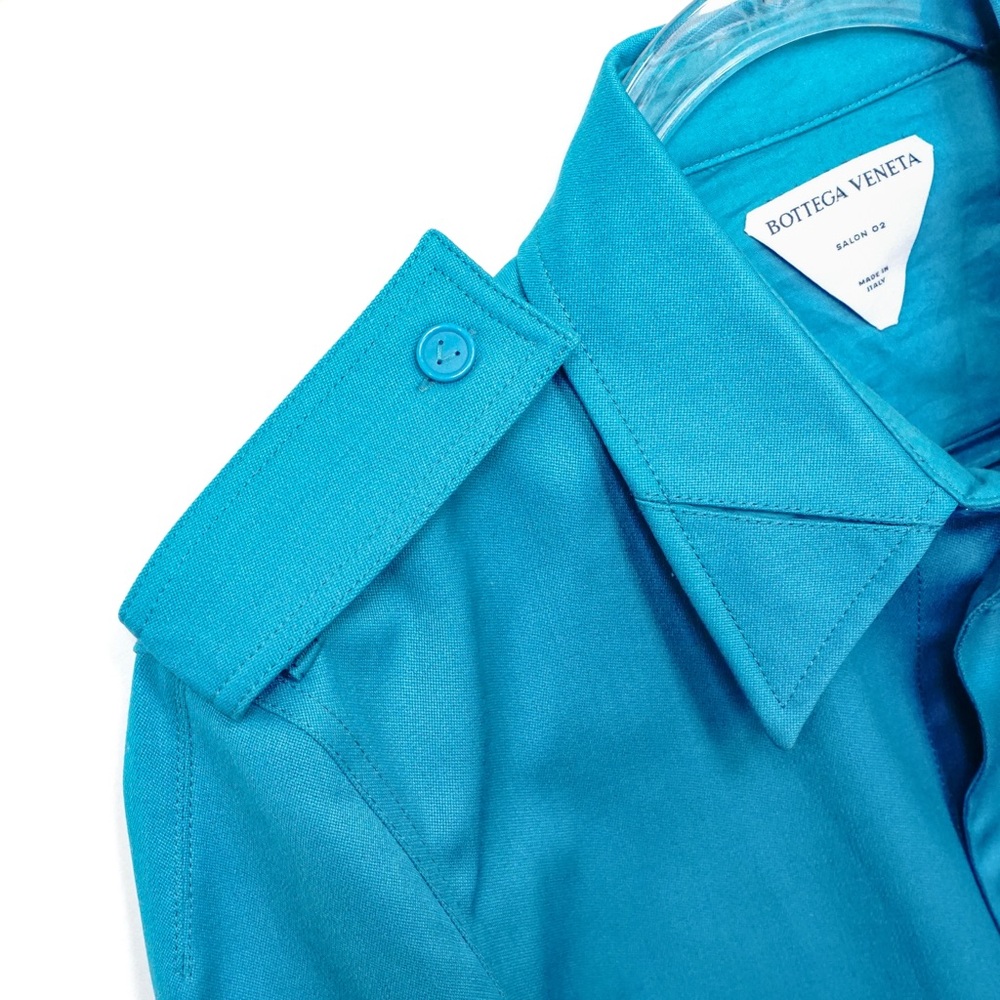 Bottega Veneta Wool Epaulette Shirt - Picture 2 of 7